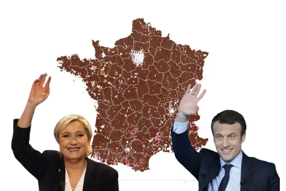 marine le pen emmanuel macron 