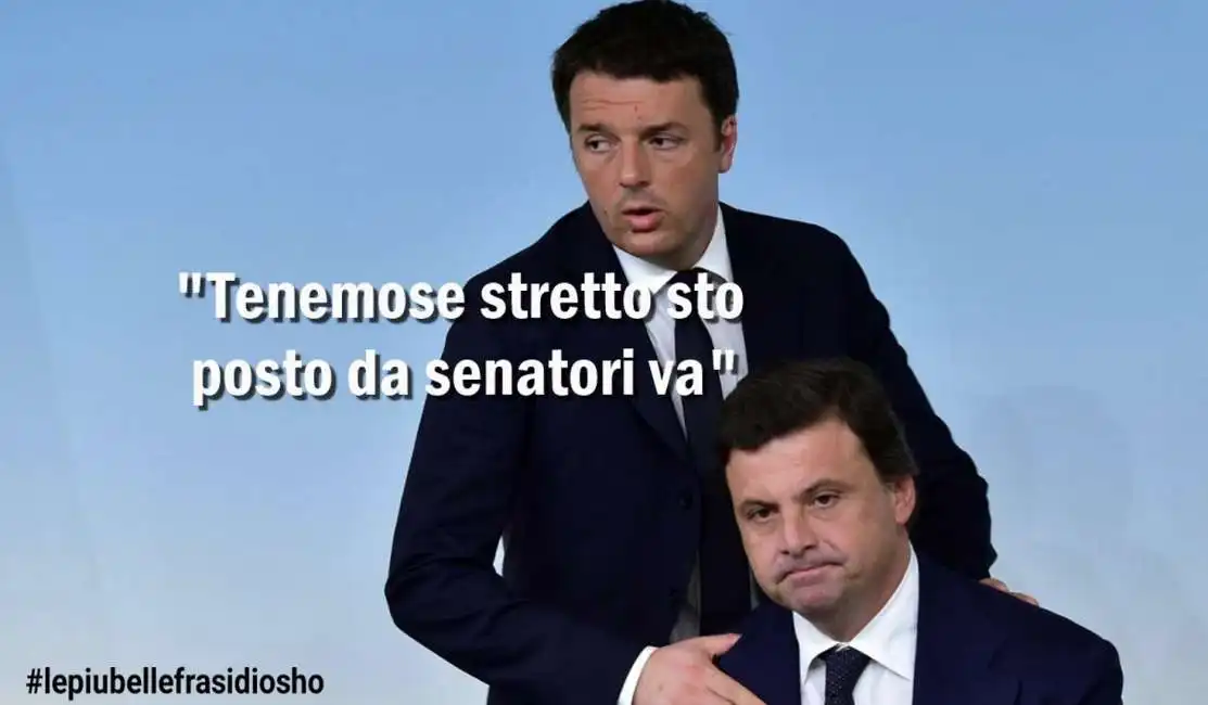 matteo renzi carlo calenda osho