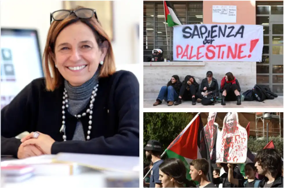 polimeni sapienza studenti pro palestina