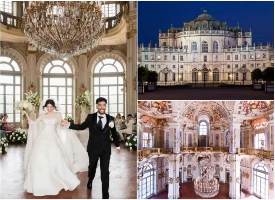 raissa russi e mohamed ismail bayed matrimonio alla palazzina di caccia di stupinigi