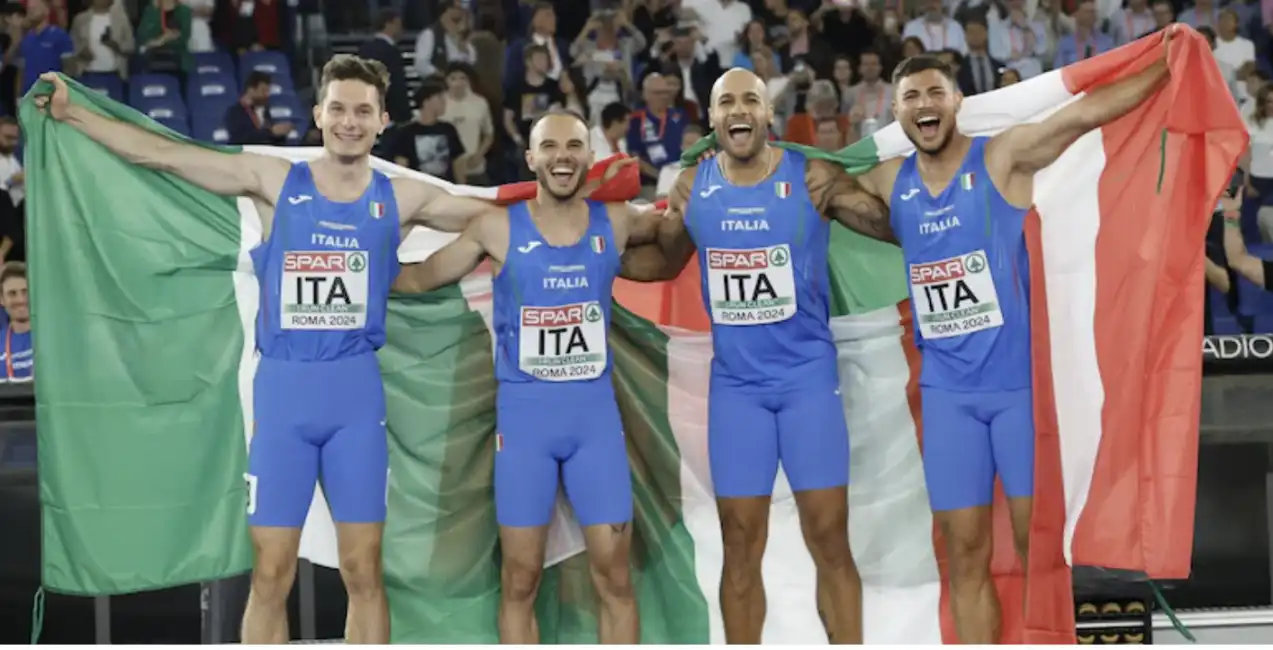 staffetta 4x100 jacobs tortu patta melluzzo