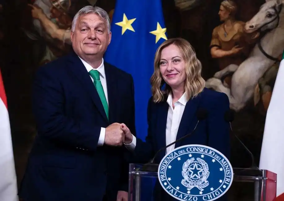 viktor orban e giorgia meloni - 2