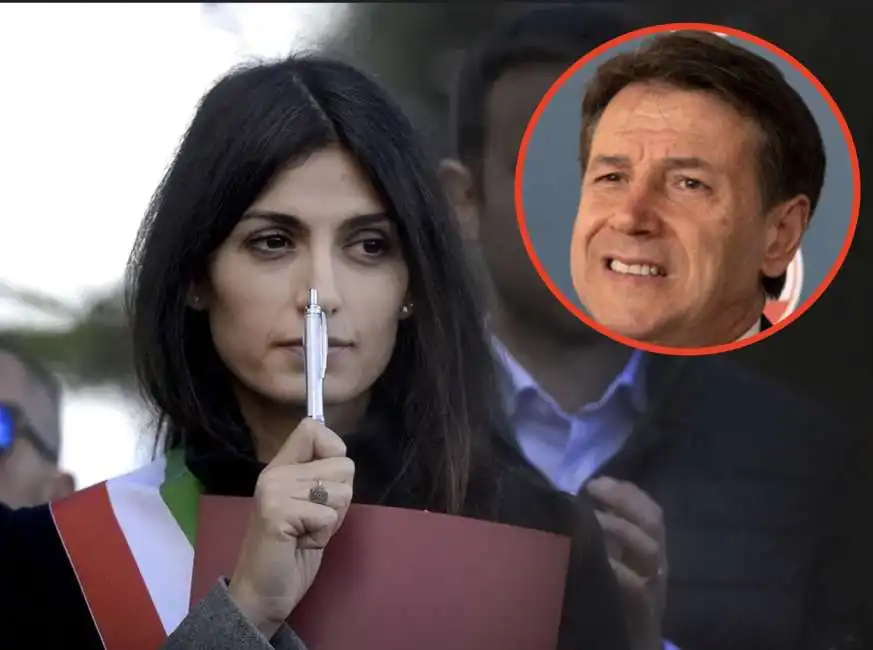 virginia raggi giuseppe conte 