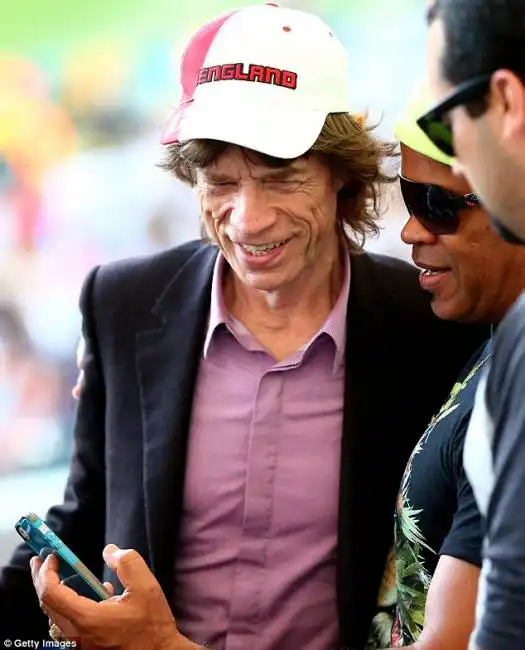 jagger alla finale del maracana