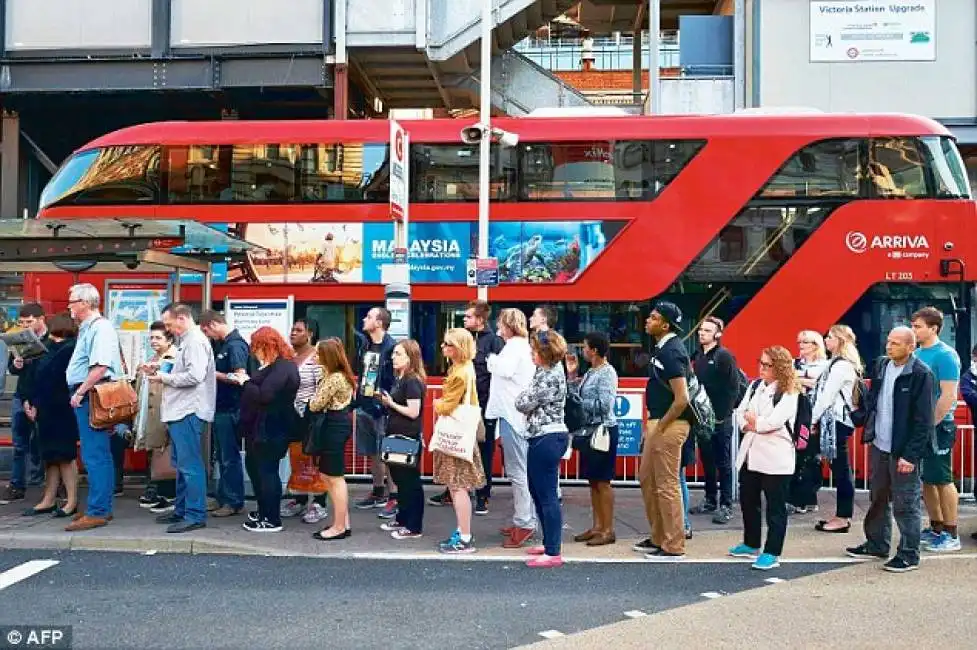 file autobus londra