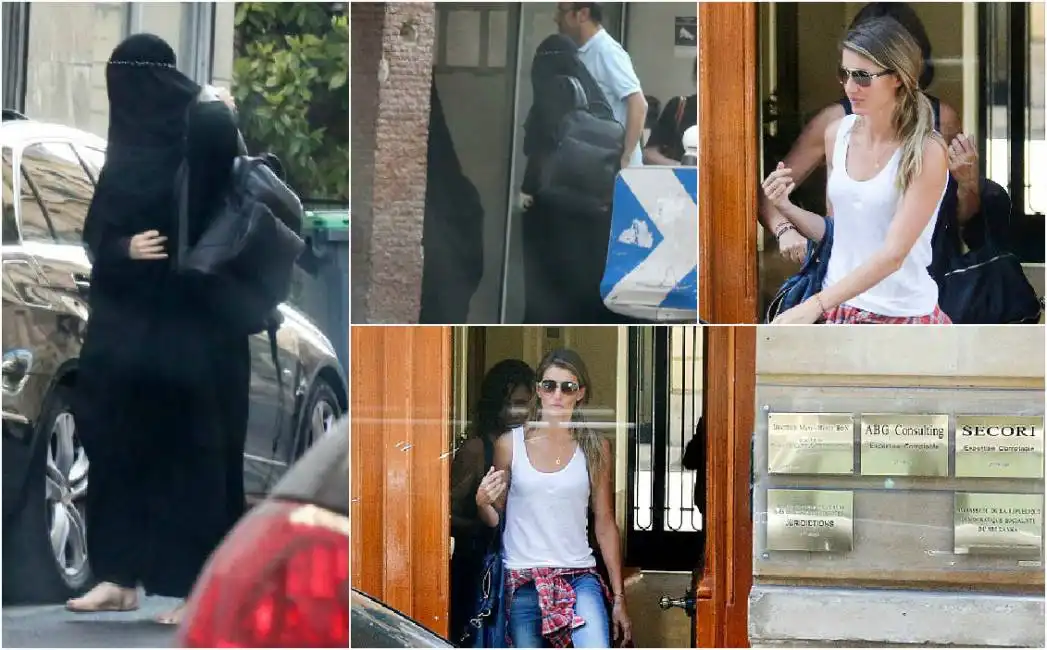 gisele bundchen con il burqa