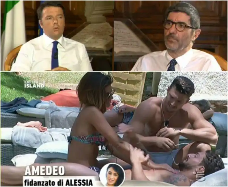 riotta renzi temptation island