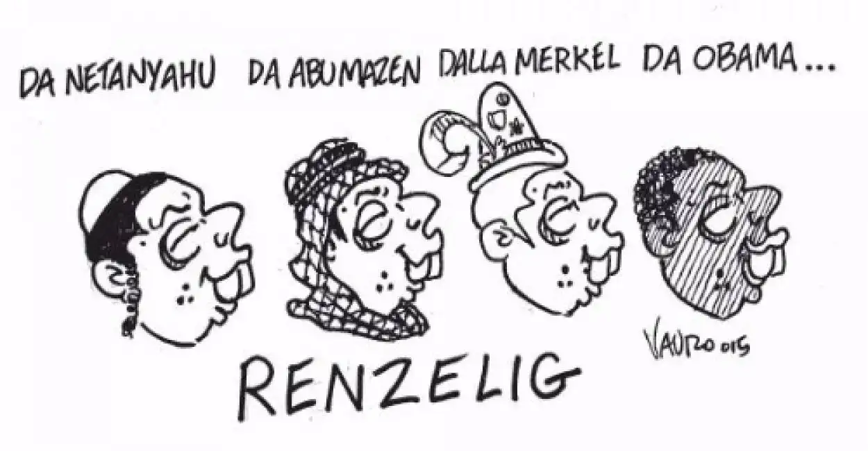 vignetta vauro - renzi zelig