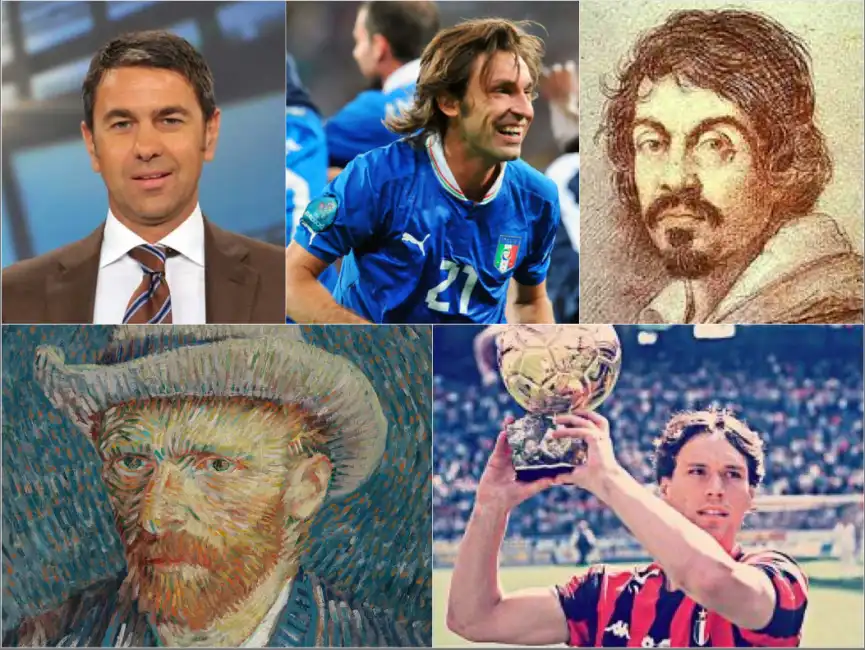 costacurta pirlo caravaggio van basten van gogh