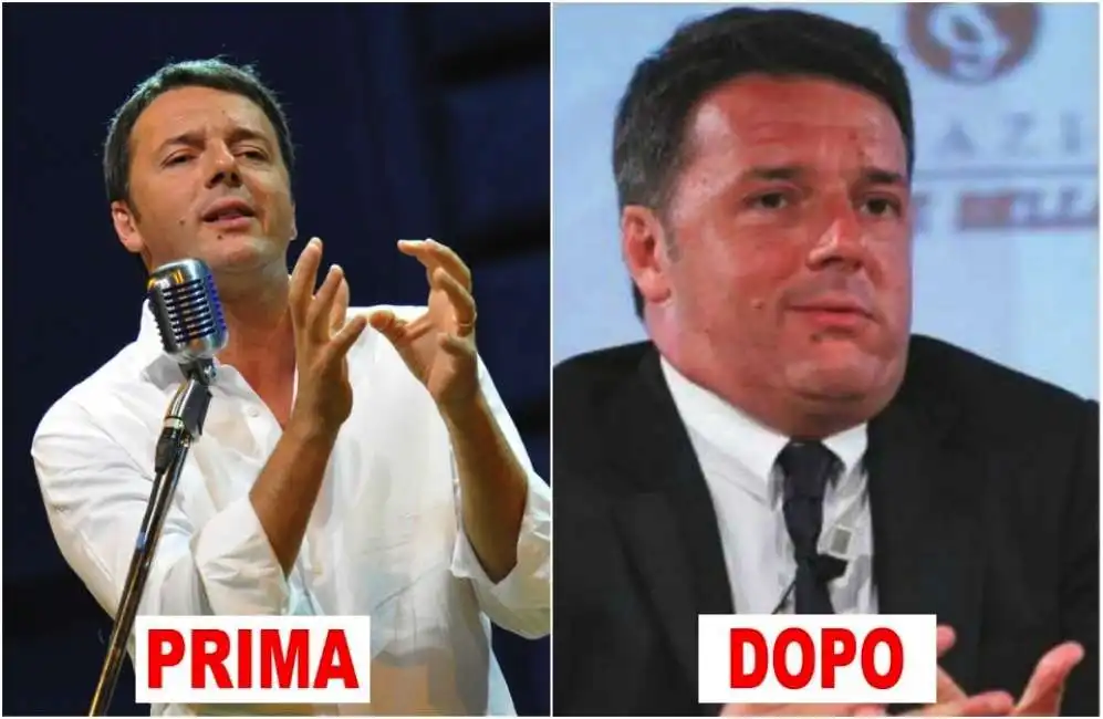 renzi grasso prima dopo 