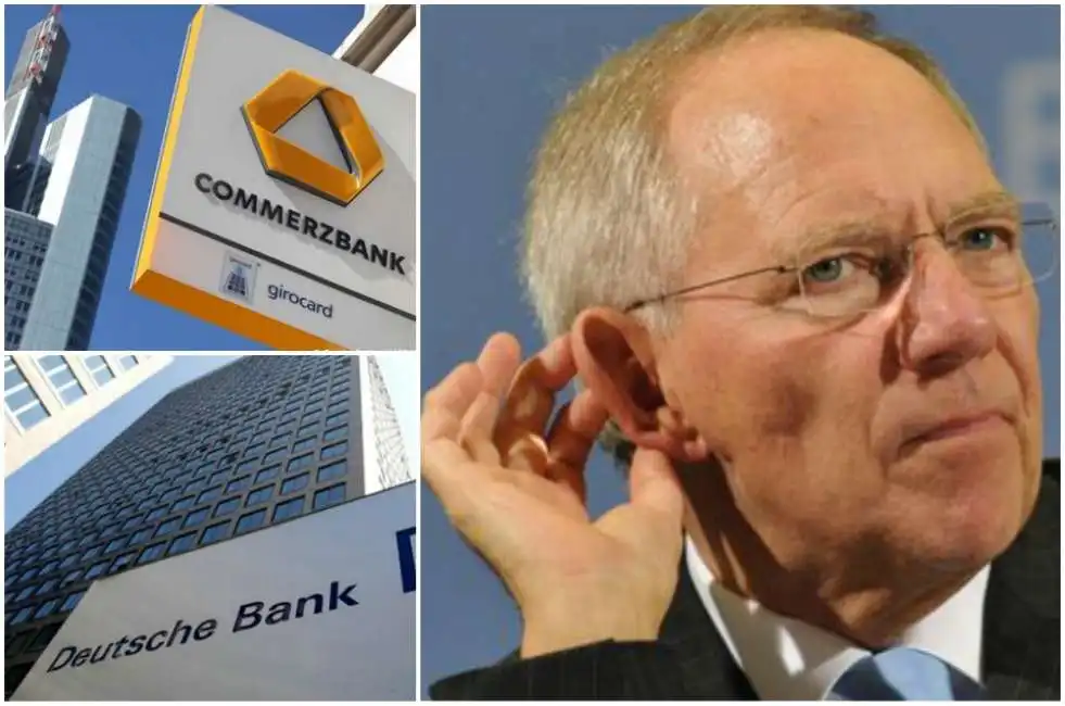 schaeuble commerzbank deutsche bank