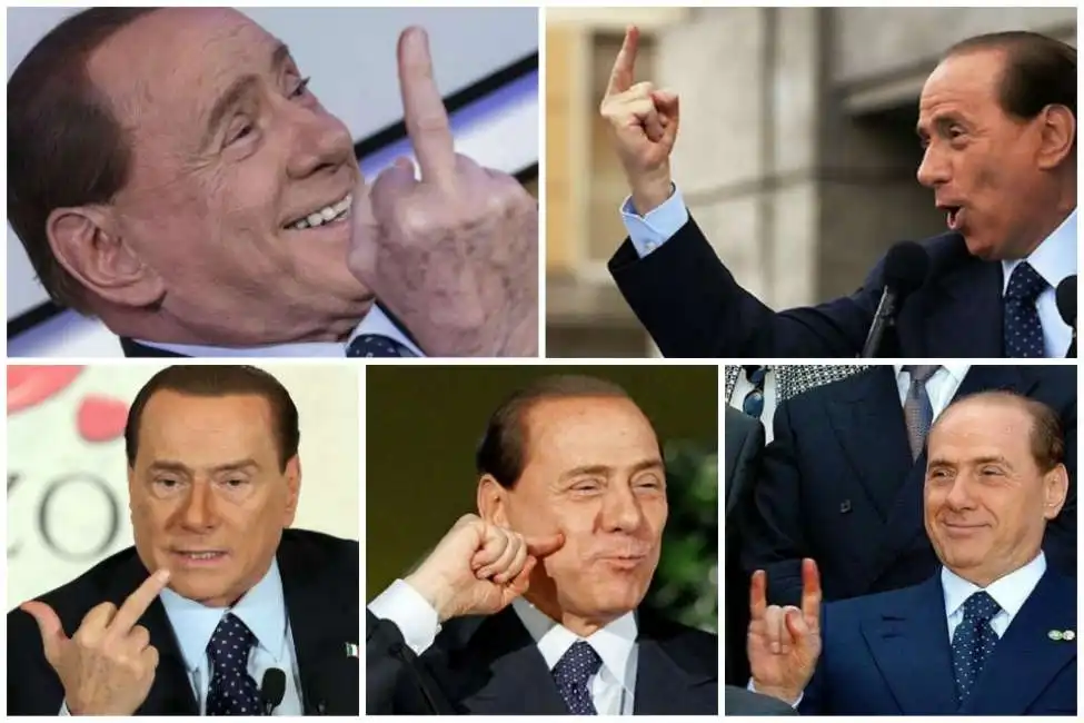 silvio berlusconi dito