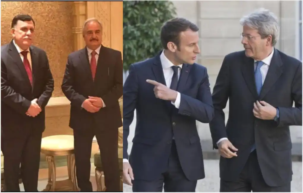 macron gentiloni libia