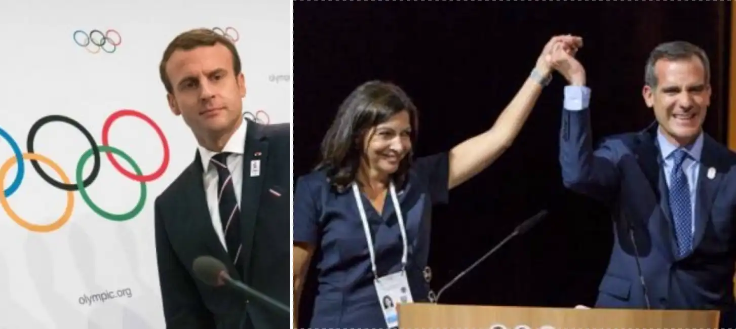 macron hidalgo giochi olimpici