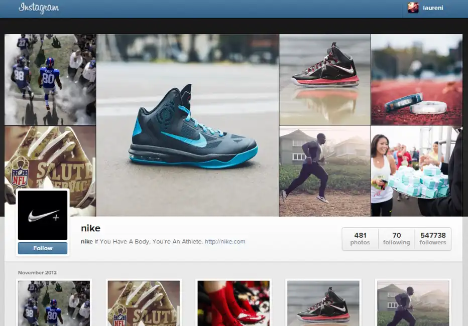 nike instagram