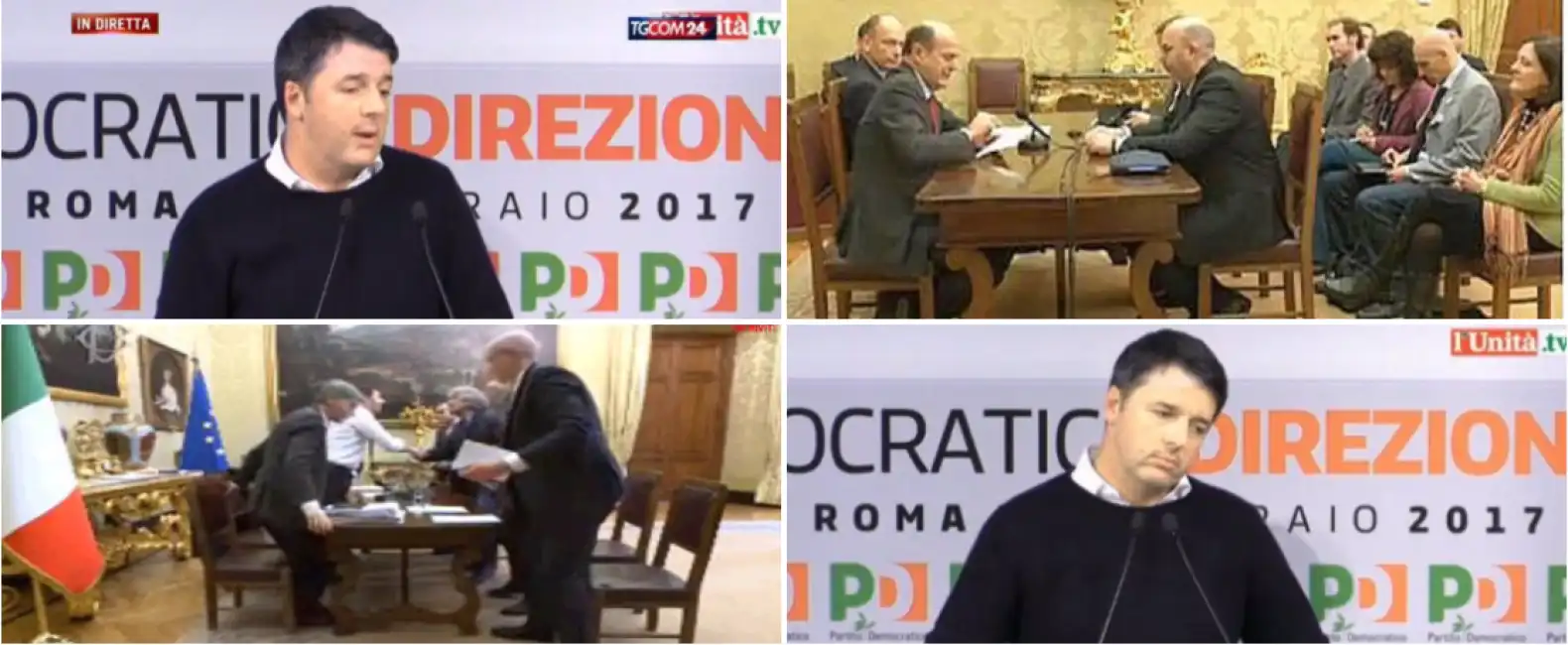 renzi pd streaming