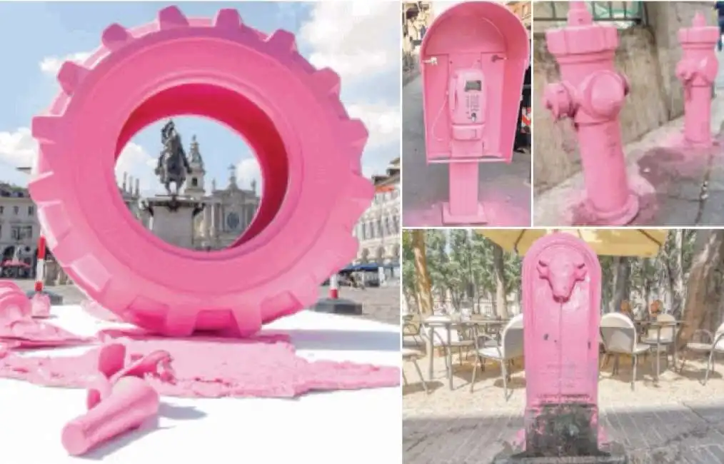 torino - le opere in rosa di marco abrate