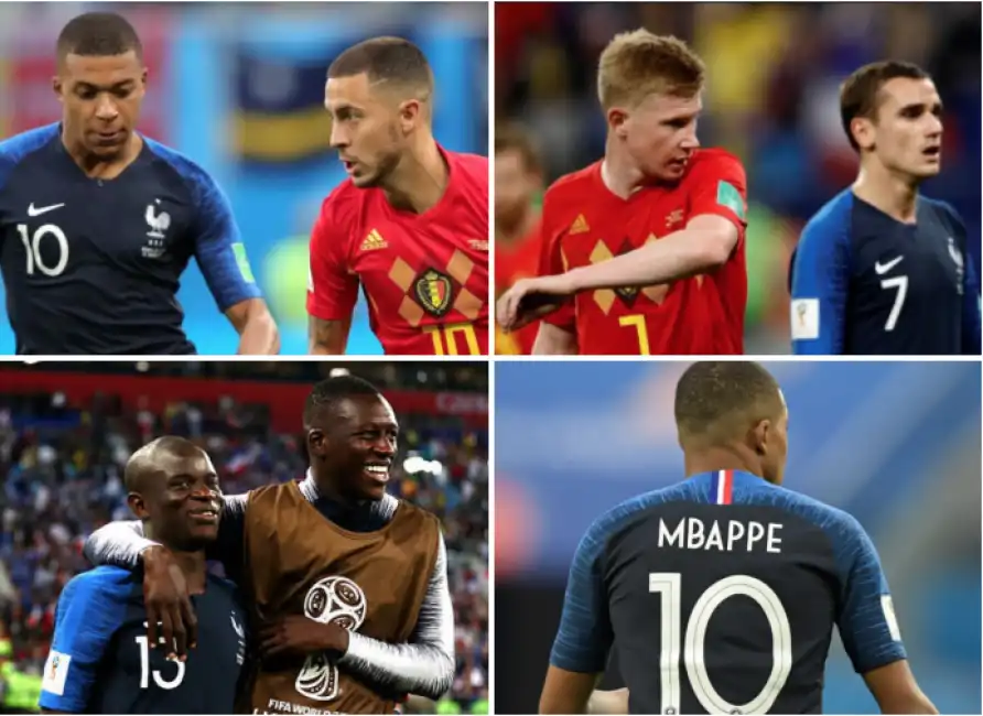 francia belgio mbappe' kante'