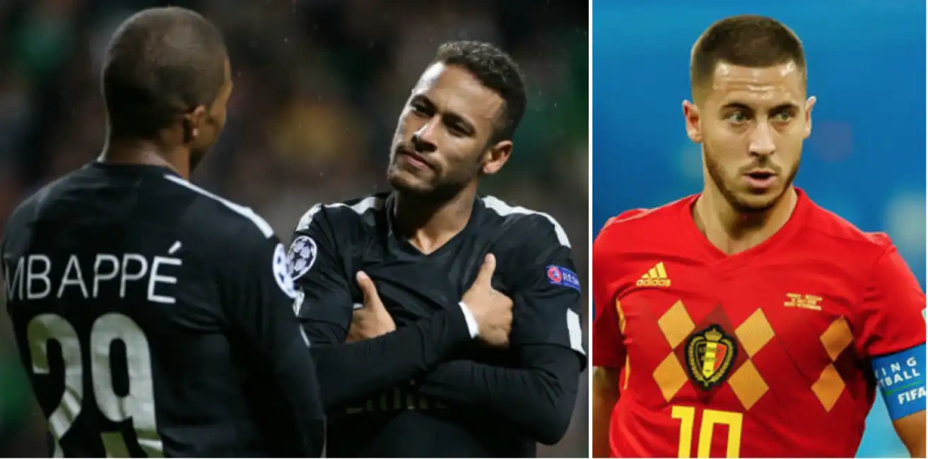 mbappe' neymar hazard