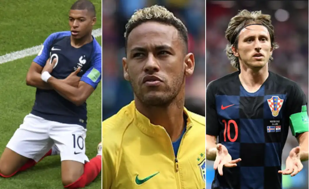 mbappe' neymar modric