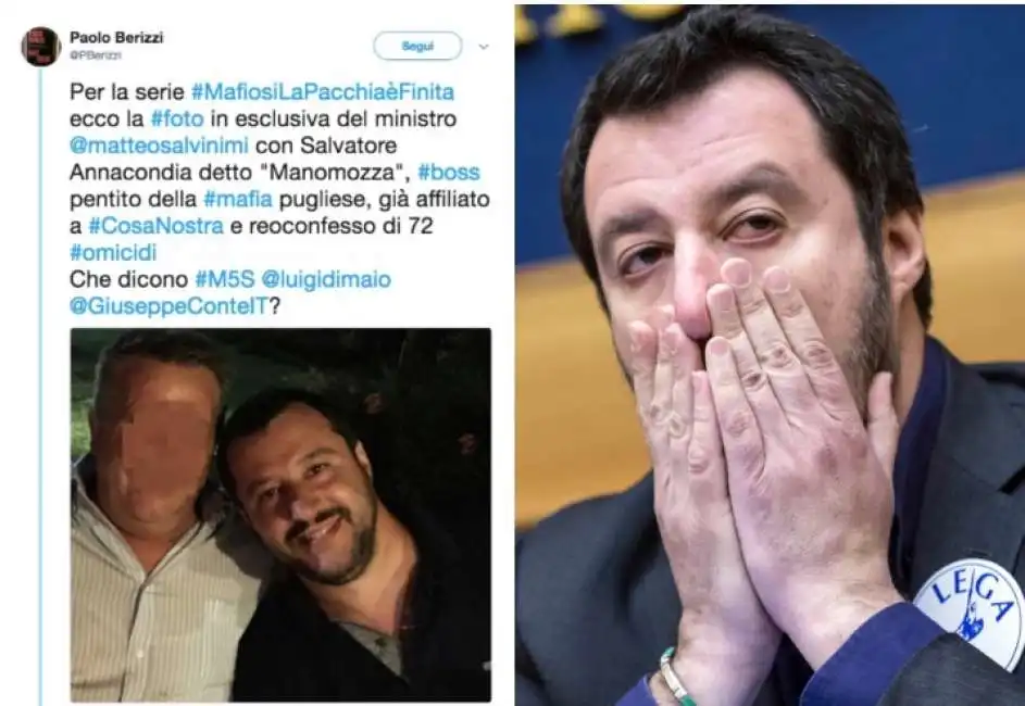 salvini con salvatore annacondia detto manomozza