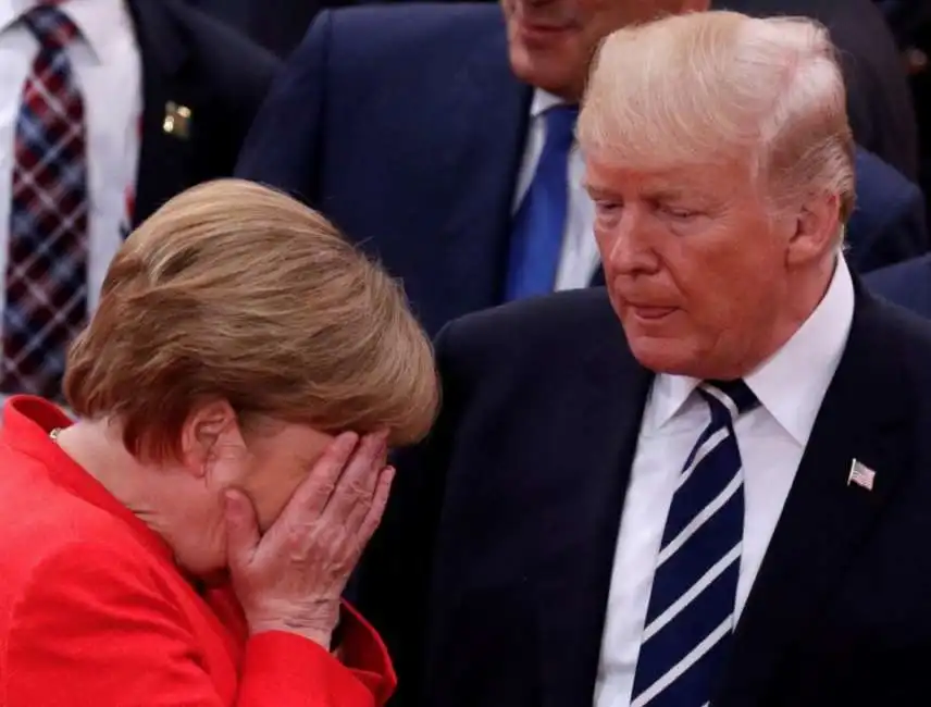 trump merkel