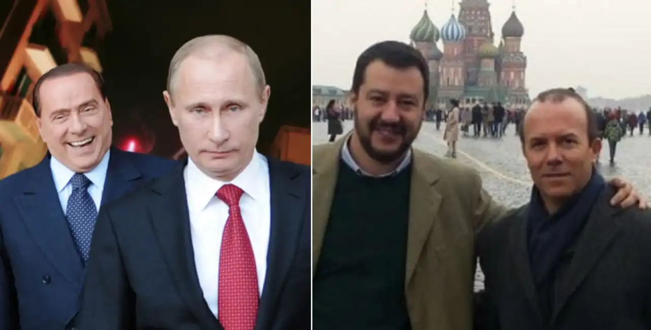 berlusconi putin salvini savoini