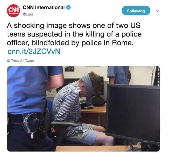 cnn gabe natale bendato