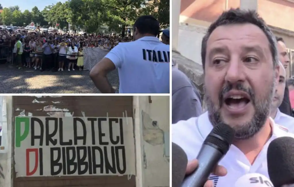 matteo salvini bibbiano