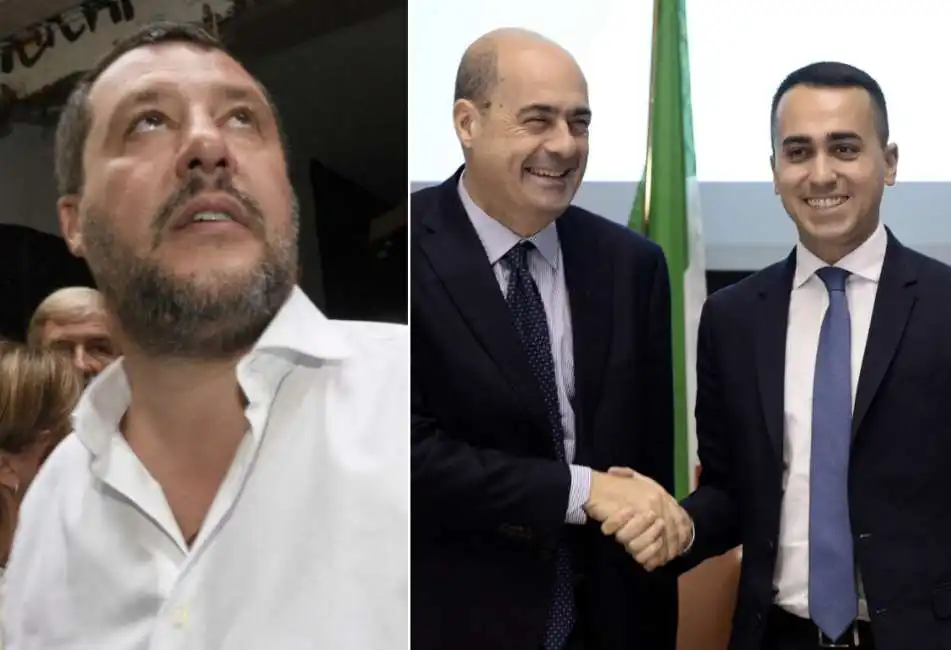 matteo salvini nicola zingaretti luigi di maio