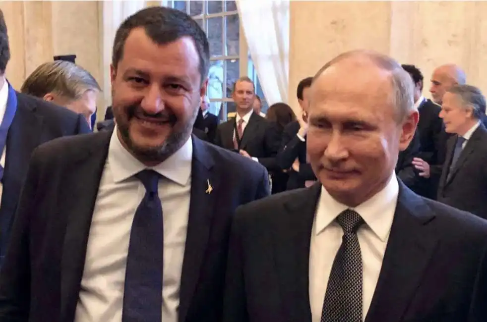 matteo salvini vladimir putin