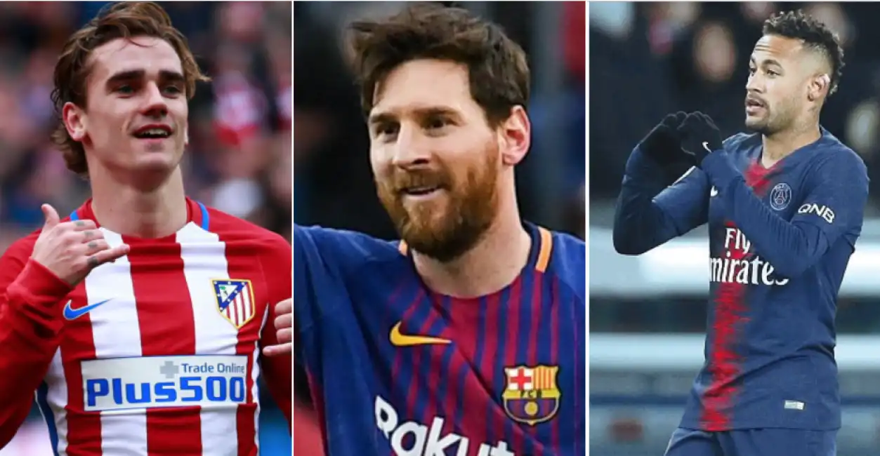 messi griezmann neymar