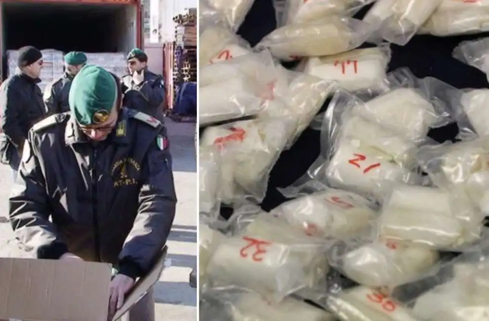 operazione nevischio - sequestrati 500 kg di cocaina a genova