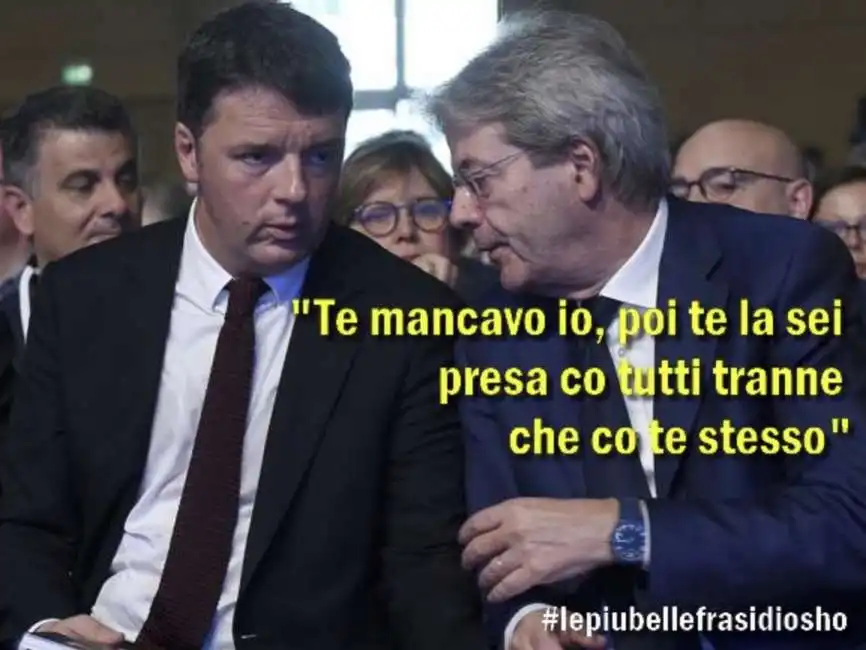 paolo gentiloni matteo renzi