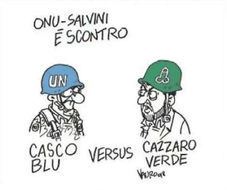 vauro salvini cazzaro verde