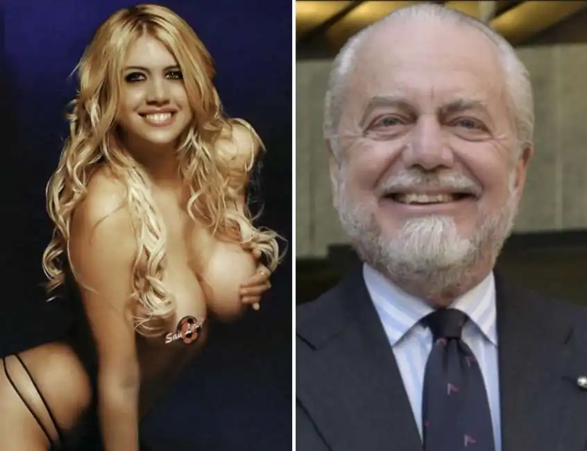 wanda nara aurelio de laurentiis