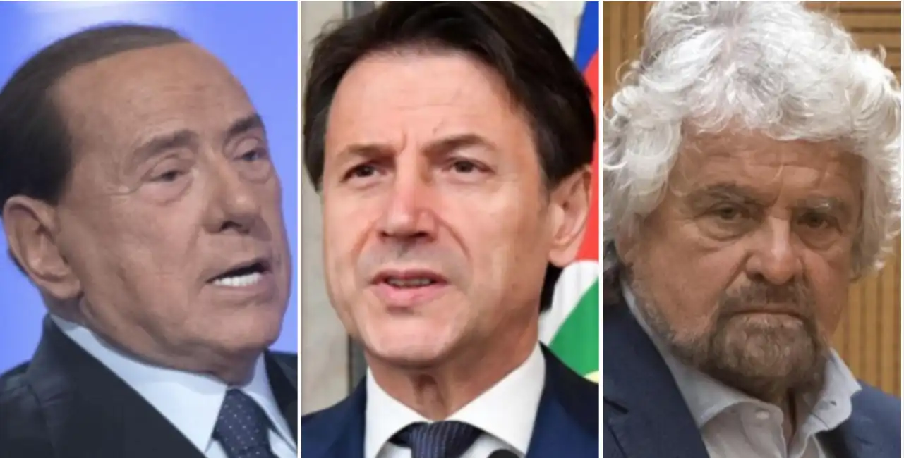 berlusconi conte grillo