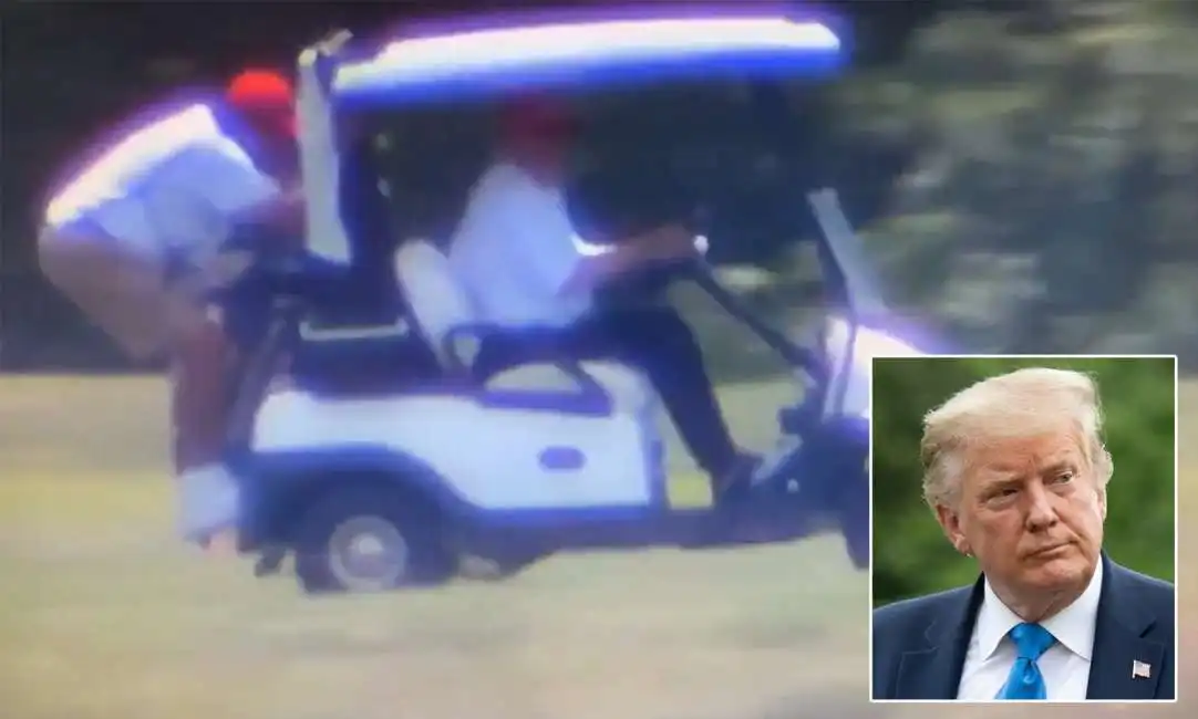 donald trump golf caddy