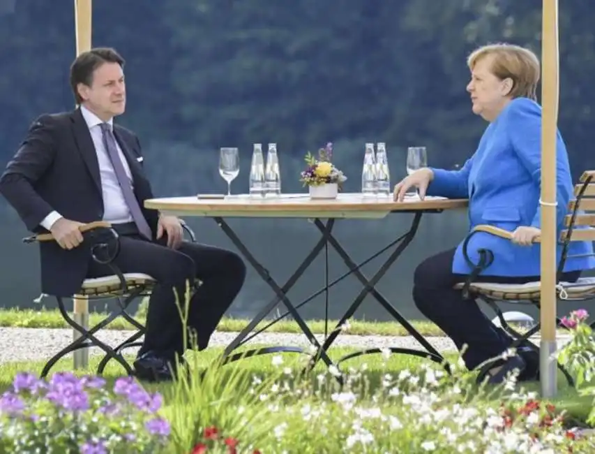 giuseppe conte angela merkel meseberg