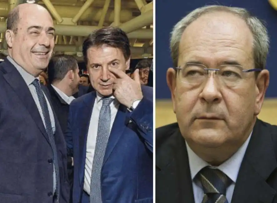 giuseppe conte nicola zingaretti antonello giacomelli