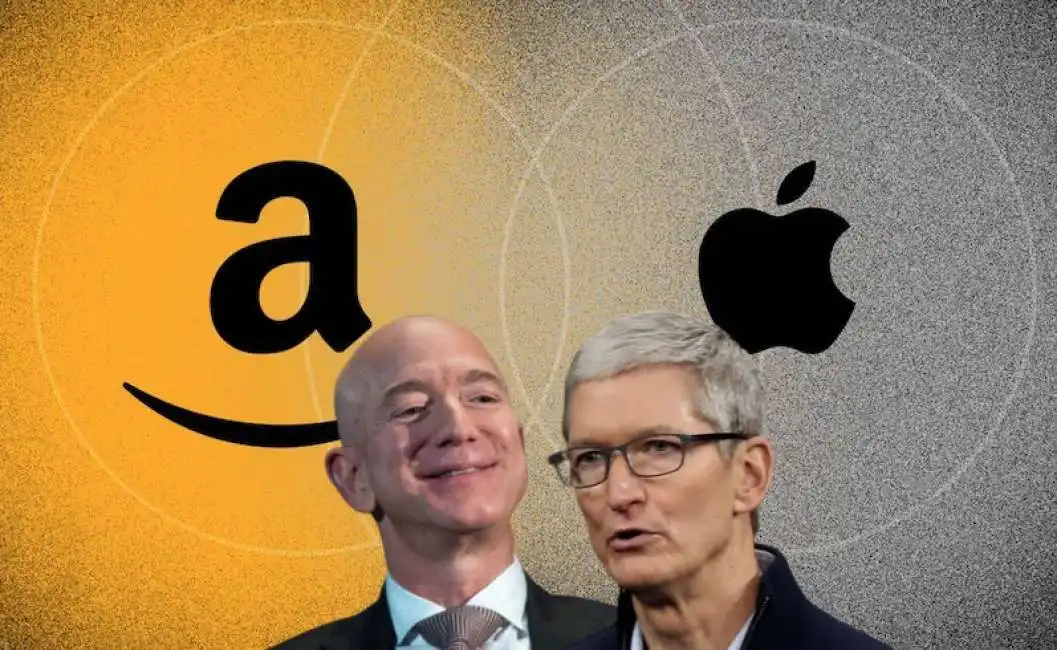 jeff bezos tim cook apple amazon