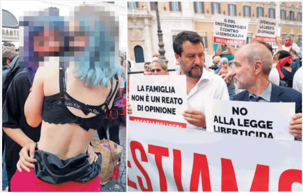 manifestazione legge omotransfobia