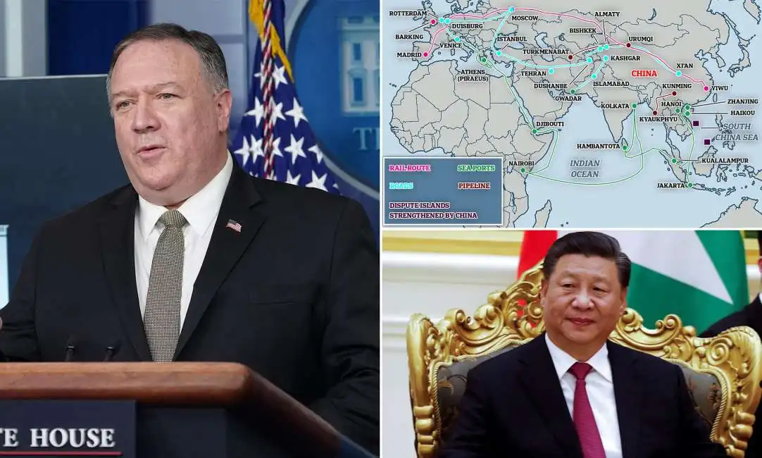 mike pompeo xi jinping mar cinese meridionale 