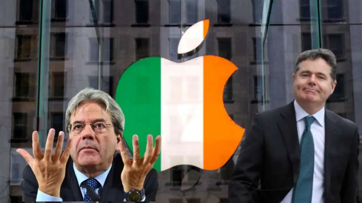 paolo gentiloni pascal donohoe apple irlanda