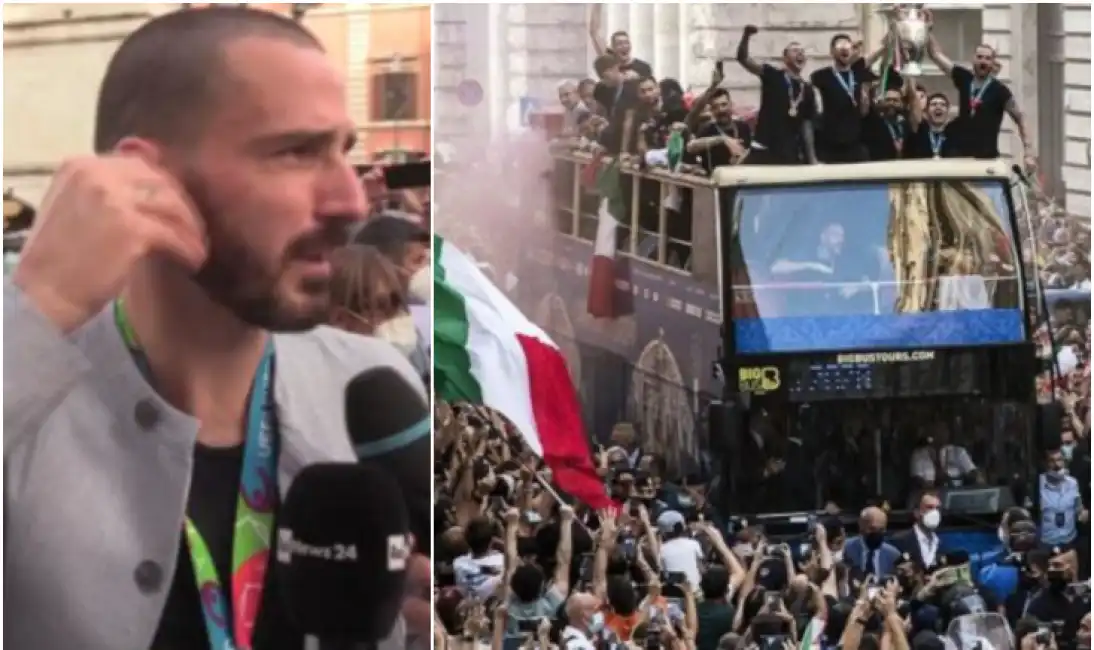 bonucci nazionale bus scoperto