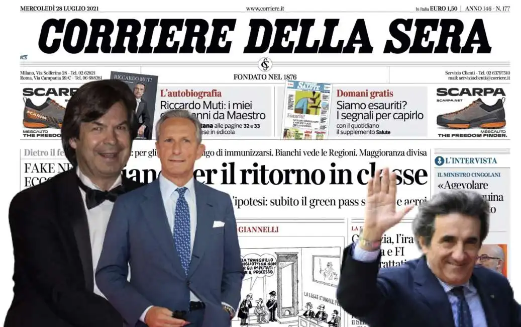 corriere della sera carlo messina urbano cairo