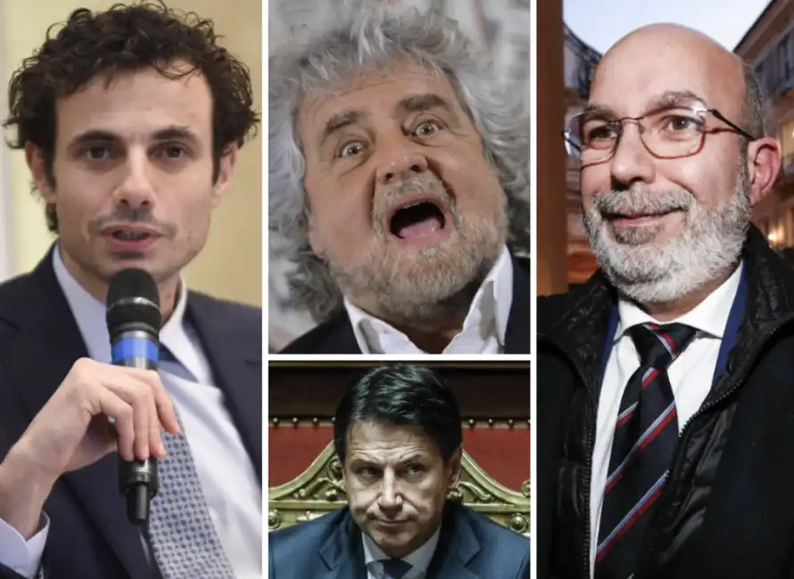 davide crippa beppe grillo vito crimi giuseppe conte 