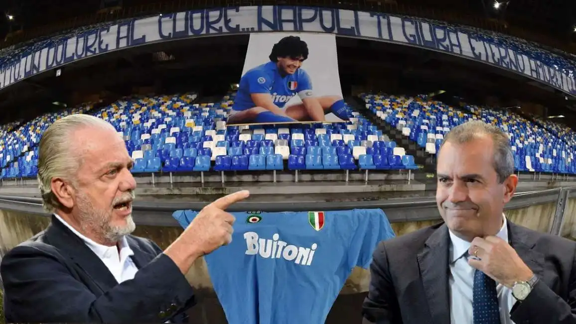 de laurentiis de magistris stadio maradona