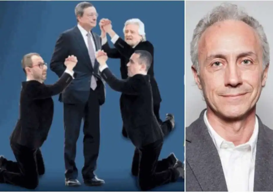 draghi grillo di maio patuanelli travaglio