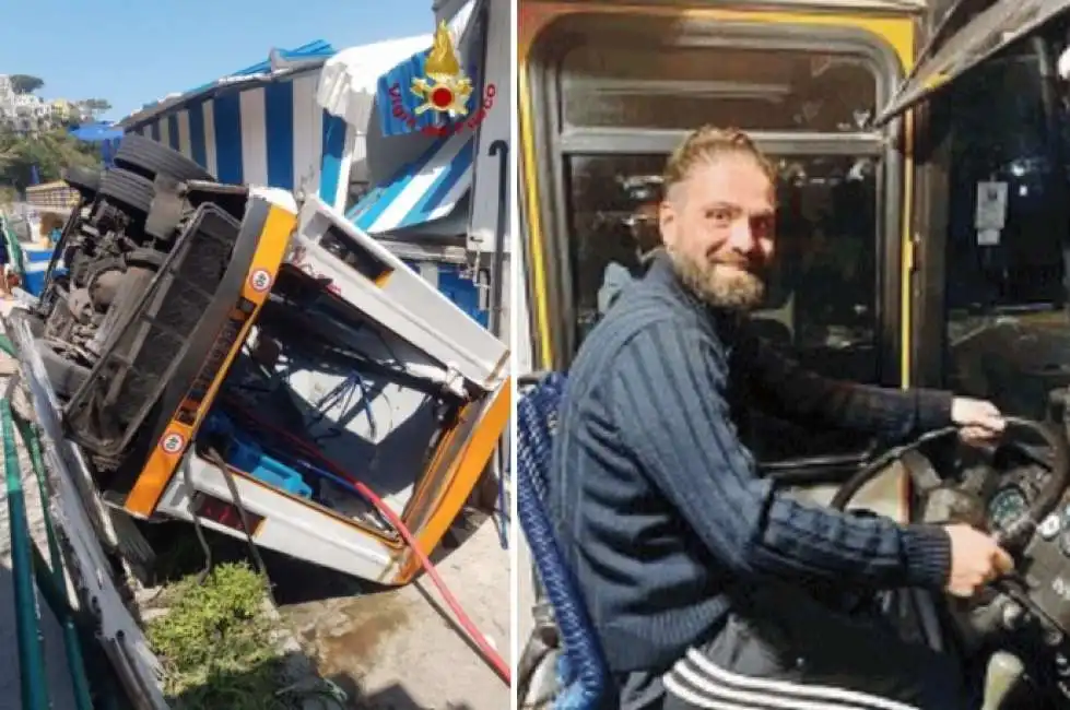 emanuele melillo capri incidente autobus bus 